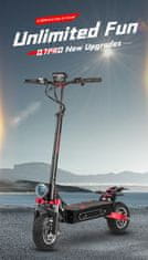 BOYUEDA Električni Skuter z Dvojnim Motorjem 2x1600W - Hitrost 70 km/h - Doseg 110 km - 10'' Pnevmatike - NFC Zagon - Zložljiv