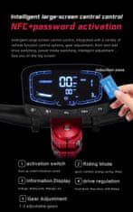 BOYUEDA Električni Skuter z Dvojnim Motorjem 2x1600W - Hitrost 70 km/h - Doseg 110 km - 10'' Pnevmatike - NFC Zagon - Zložljiv