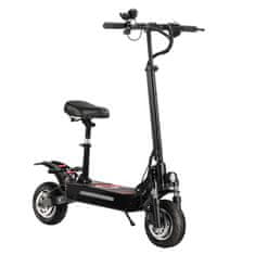 BOYUEDA Electric Scooter 1600W Dual Motor - 70 km/h Top Speed - 70 km Range - 10" Tires - Foldable - Hydraulic Brakes - Key Start