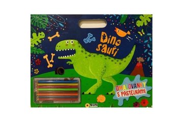 Dinozavri - Barvanje s pastelkami