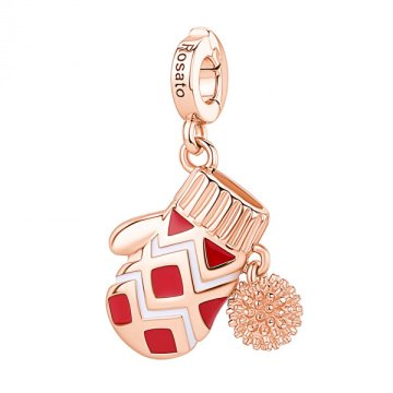 Rosato Pozlačen obesek Glove Storie RZLE085