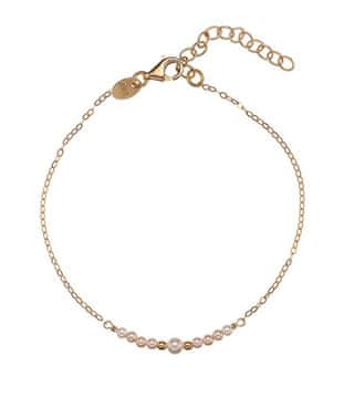 Pozlačena zapestnica z biseri AL5163.01.000