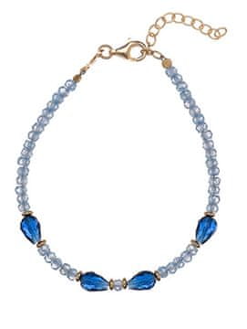 Bleščeča zapestnica s kristali in cirkoni AL5222.01.000