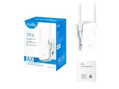 Cudy RE1500 ojačevalec Wi-Fi, AX1500, Wi-Fi 6, Mesh
