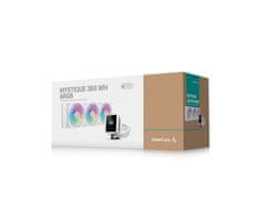 DEEPCOOL MYSTIQUE 360 ARGB Komplet za tekočinsko hlajenje, 360mm, LCD, bel