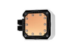 DEEPCOOL MYSTIQUE 360 ARGB Komplet za tekočinsko hlajenje, 360mm, LCD, bel