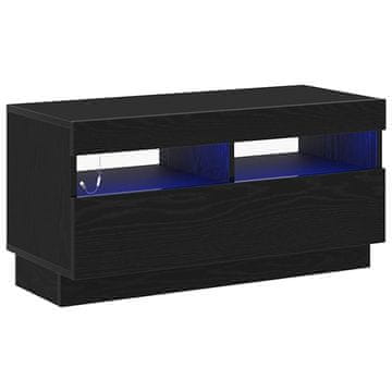 Vidaxl TV omarica Črna Orehovina 80 x 35 x 40 cm Konstruiran les