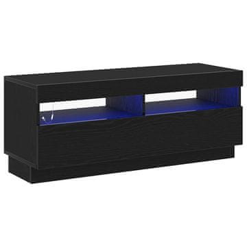 Vidaxl TV omarica Črna Orehovina 100 x 35 x 40 cm Konstruiran les