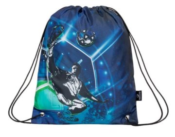 Bagmaster Vrečka za šolske copate SHOES GEN 20 B MODRA/ZELENA/Črna