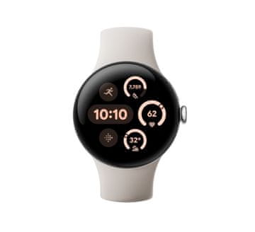Google Pixel Watch 3 (41mm) pametna ura, srebrna/porcelan
