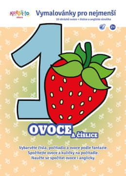 Barvanje za otroke / Sadje in številke