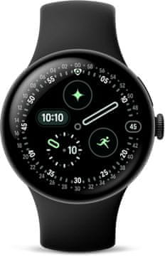 Google Pixel Watch 4 (41mm) pametna ura, mat črna/temno črn