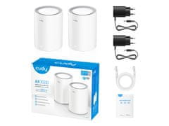 Cudy M3000 dostopna točka, AX3000, 2.5G, Wi-Fi 6, Mesh, 2kos