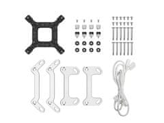 DEEPCOOL LT360 WH ARGB komplet za tekočinsko hlajenje, 360mm, RGB, bel