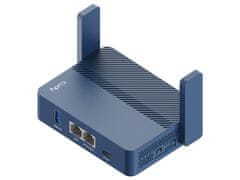 Cudy TR3000 brezžični usmerjevalnik, AX3000, 2.5G, Wi-Fi 6, Mini, VPN, Mesh, USB-C