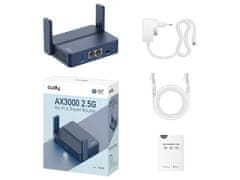 Cudy TR3000 brezžični usmerjevalnik, AX3000, 2.5G, Wi-Fi 6, Mini, VPN, Mesh, USB-C