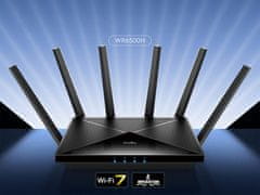 Cudy WR6500H brezžični usmerjevalnik, BE6500, 2.5G, Wi-Fi 7, Mesh