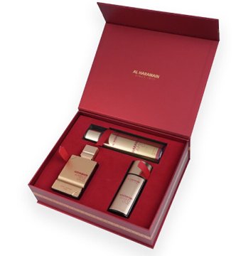 Al Haramain Amber Oud Ruby Edition - EDP 75 ml + EDP 30 ml + tělový závoj 250 ml