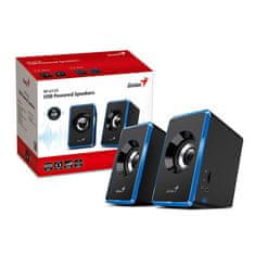 Genius SP-U125 (31730042402) 2.0 3 W črno/moder računalniški zvočnik