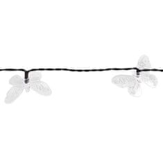 master LED LED solarna svetlobna veriga z metuljčki toplo bela 1,2W 30lm IP44 