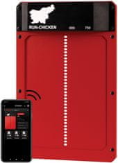 RUN-CHICKEN T50 avtomatska vrata za kokošnjak – v rdeči barvi (z Bluetooth)