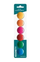Concorde Magneti barvni 30 mm, 6 kosov
