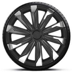AutoStyle Pokrovi platišč Typhoon Chrome/Black 16"