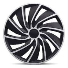 AutoStyle Pokrovi platišč Turbo Silver/Black 16''