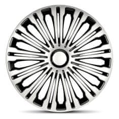 AutoStyle Pokrovi platišč Volante Silver/Black 17"