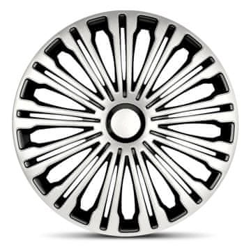 AutoStyle Pokrovi platišč Volante Silver/Black 14"