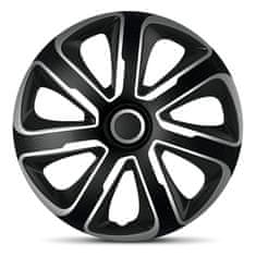 AutoStyle Pokrovi platišč Livorno Silver/Black 14"