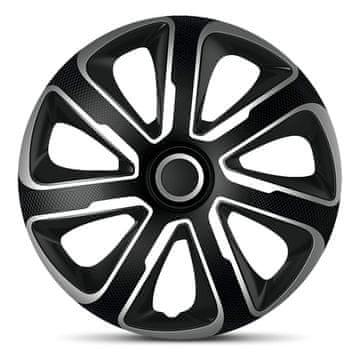 AutoStyle Pokrovi platišč Livorno Silver/Black 16"