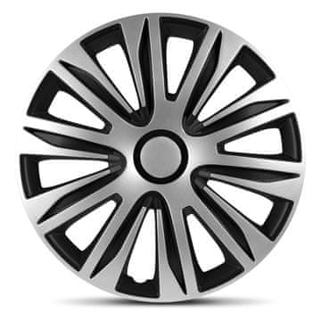 AutoStyle Pokrovi platišč Nardo Black/Silver 14"