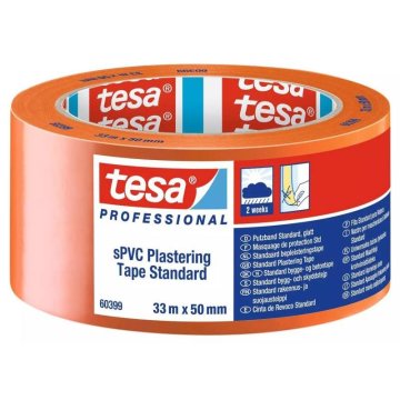 Tesa Plastični ometalni trak 60399, UV 7 dni, 33 m x 50 mm, oranžen