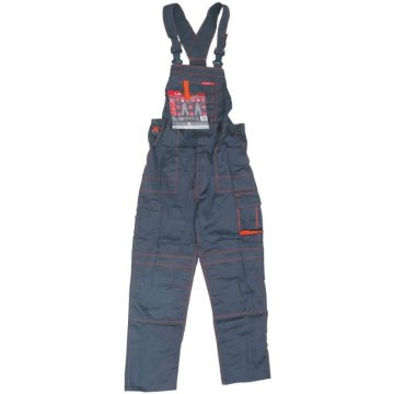 LAHTI PRO Hlače s kombinezonom, sive, 2XL 182/106- 110