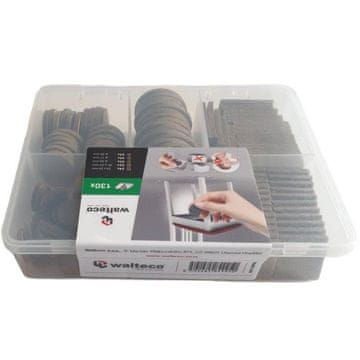 Walteco Komplet blazinic iz filca, rjave barve, 130 kosov