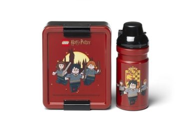 LEGO Komplet prigrizkov Harry Potter (390 ml steklenička in škatla) - Nebelvír