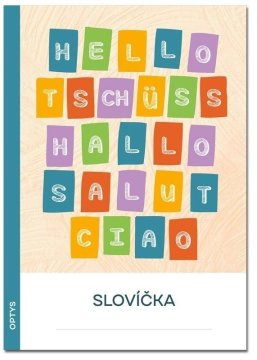 Optys Delovni zvezek z besediščem za najmlajše A5, 40 listov