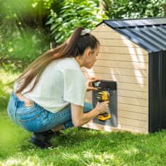 RUN-CHICKEN T50 avtomatska vrata za kokošnjak – v sivi barvi (z Bluetooth)