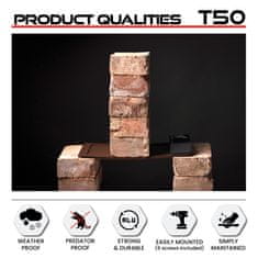 RUN-CHICKEN T50 avtomatska vrata za kokošnjak – v rjavi barvi (z Bluetooth)