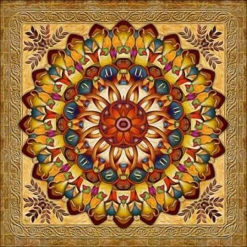 Diamantna slika 7D - Mandala 30 x 30 cm