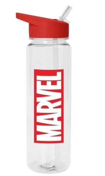 Pyramid Steklenica Marvel - logotip prozoren