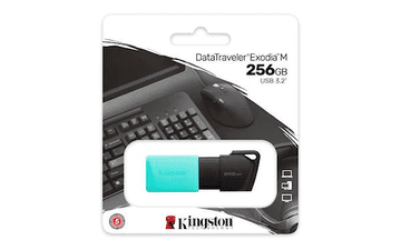 Kingston USB KLJUČ 256GB USB 3.2 Gen. 1. za shranjevanje podatkov - črno zelen