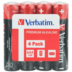 Verbatim Baterije LR03 HR6-49500 Alkalne AAA 1,5V (4 kos)