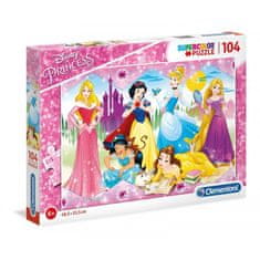 Clementoni Supercolor sestavljanka – Disney Princeske – 104 kosi