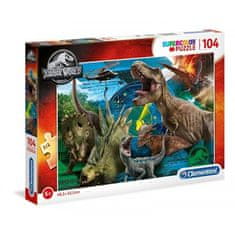 Clementoni Supercolor sestavljanka – Jurassic World – 104 kosov