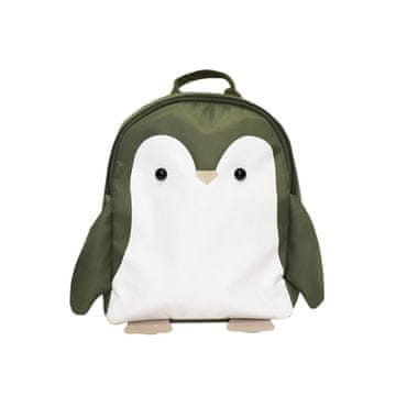 YukoB Otroški nahrbtnik – pingvinček Miyu – Gozdno zelena