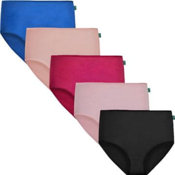 CoZy komplet 5 bambusovih hlačk z visokim pasom