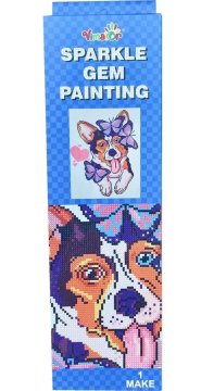 Diamantna poslikava - Pes