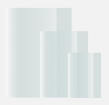 Ovitek za delovni zvezek A6, prozoren, sijaj - 10 kosov